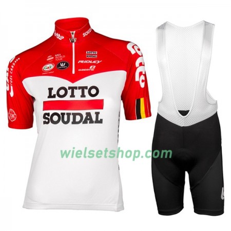 Fietskleding Dames (Fietsshirt + Korte Koersbroek) 2018 Lotto-Soudal N001